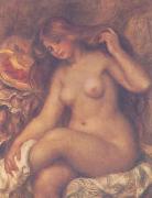 Pierre Renoir Blond Bather painting